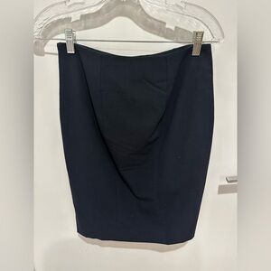 Ann Taylor Classic Navy Blue Pencil Skirt Size 2P